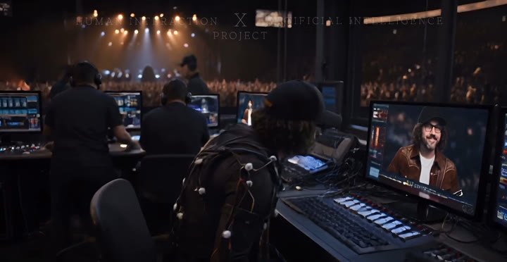Motion-capture control room still from WEST
