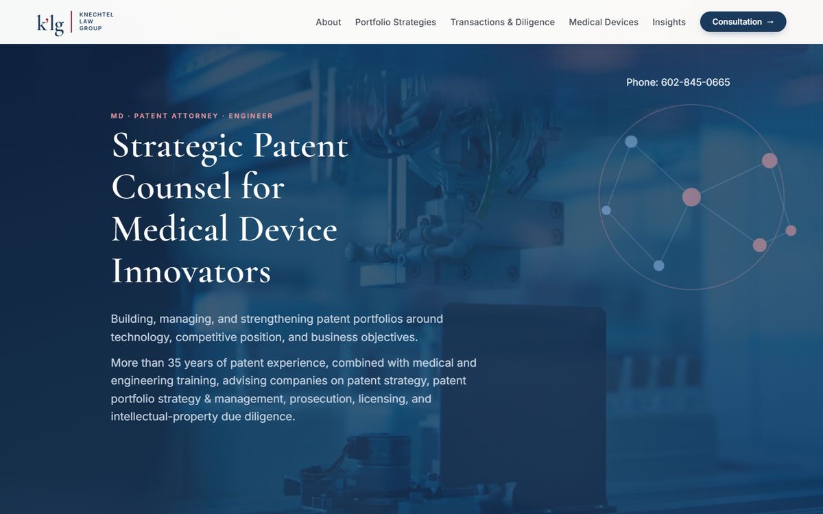 Knechtel Law Group website